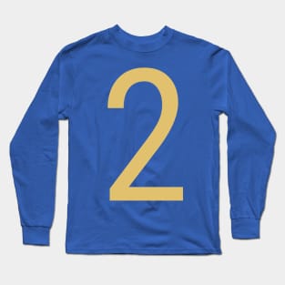 Number 2 Long Sleeve T-Shirt